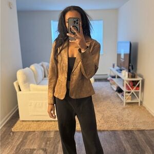 Women's Brown Leather Jacket